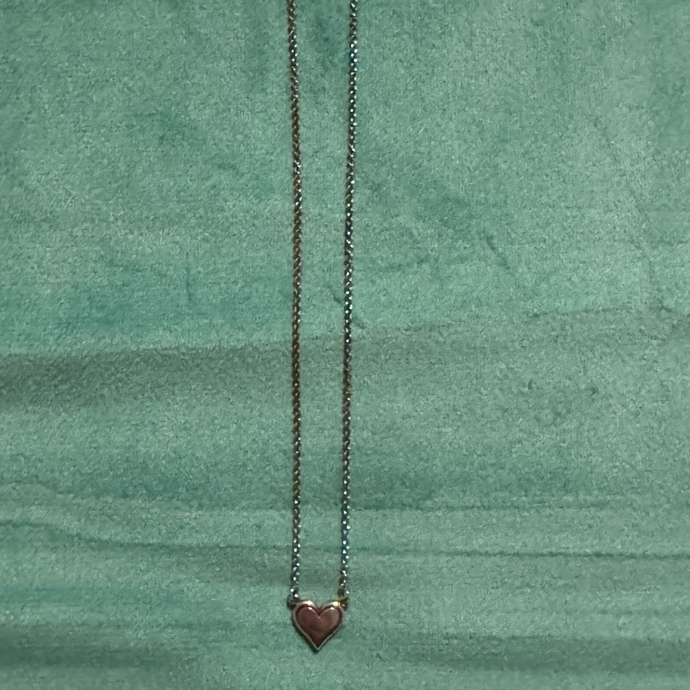 James Avery Silver Delicate Heart Necklace
